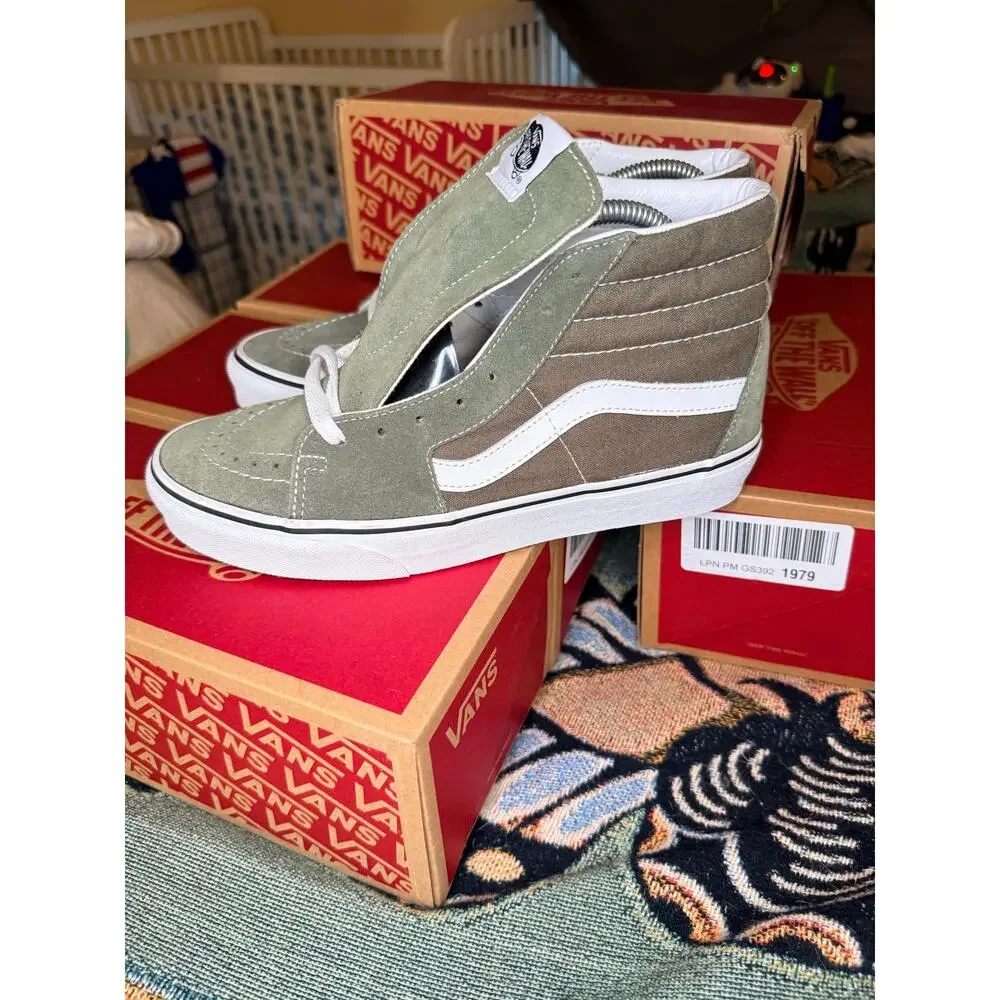 BRAND NEW Vans Sk8 Hi Grape Leaf Men 8/Women 9.5